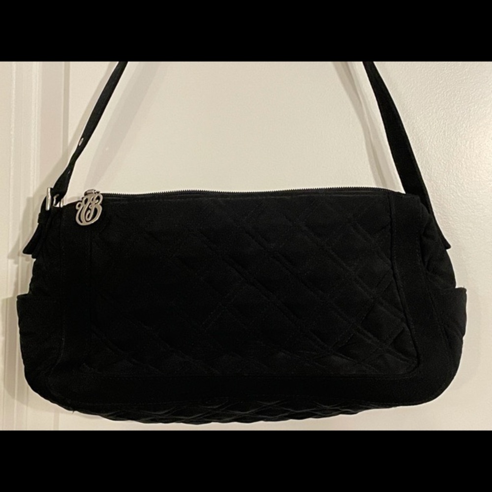 Vera Bradley Signature Series Black Quilted Purse